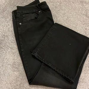 Good American Good Flare Black Jeans